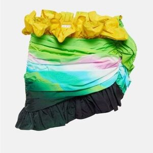 AREA ruffle mini skirt